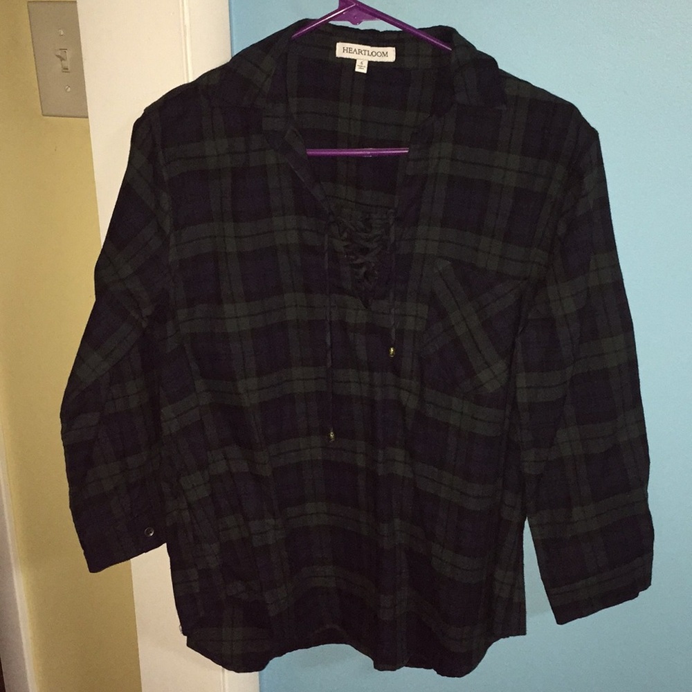 Stitch fix Flannel pullover top